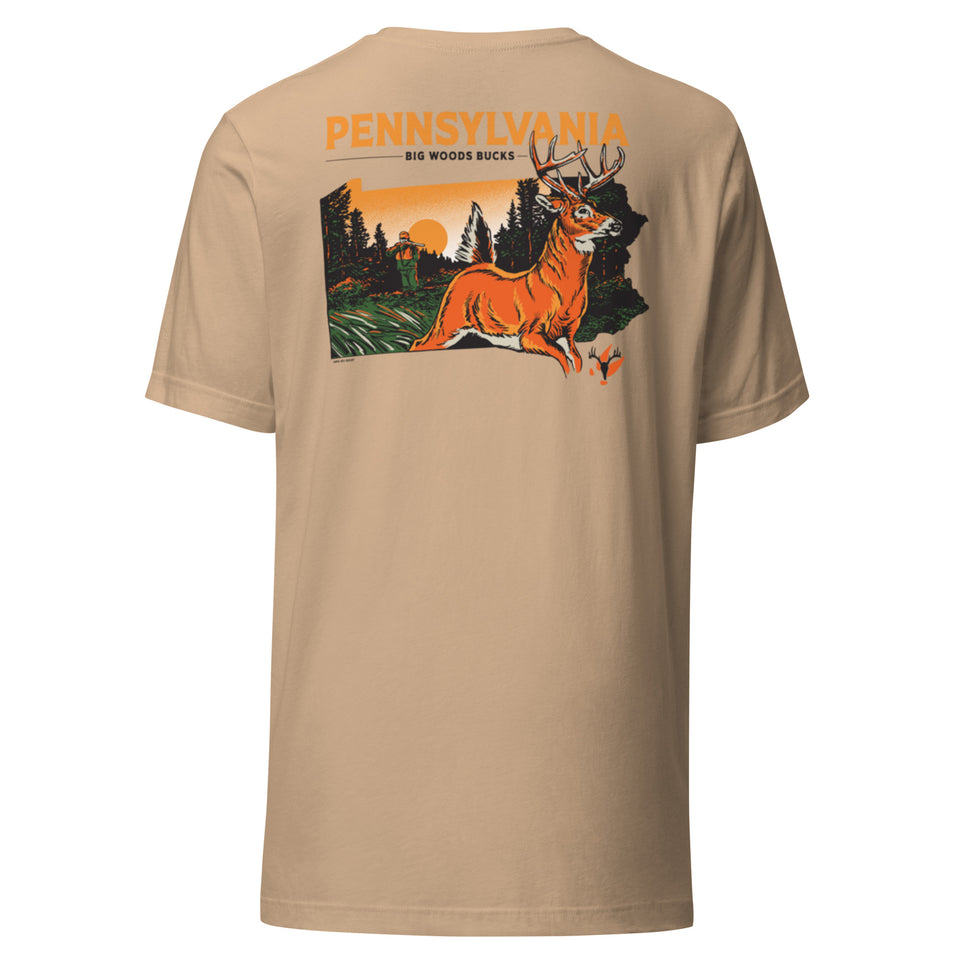 Big Woods Bucks Pennsylvania T-Shirt