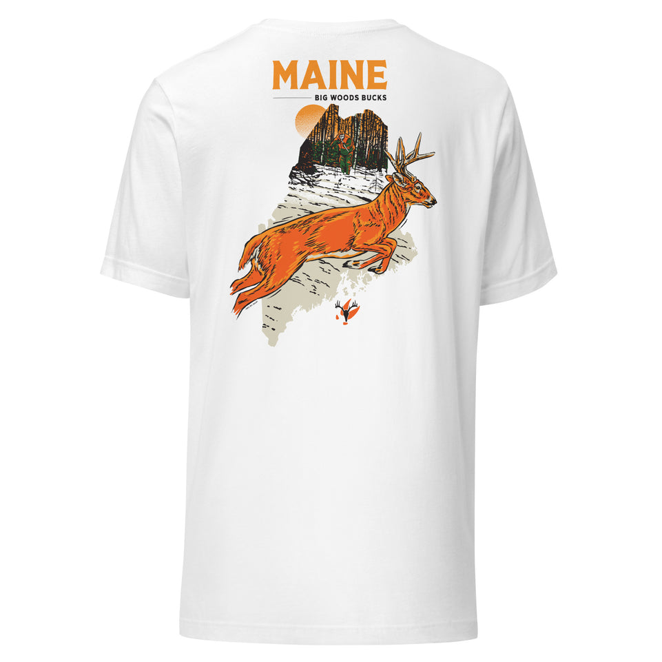 Big Woods Bucks Maine T-Shirt